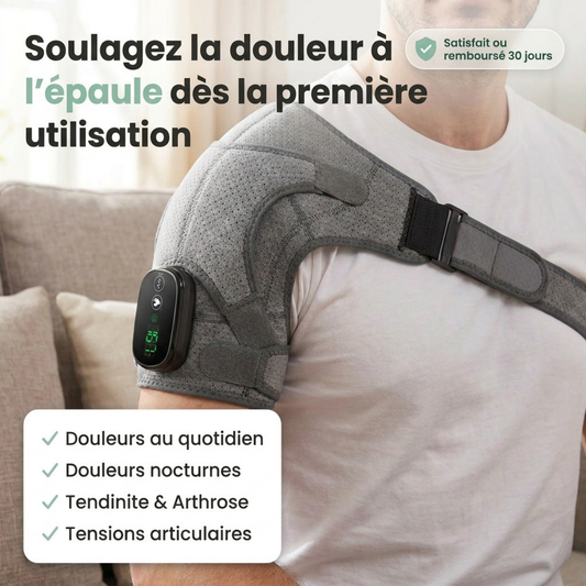 Épaulia™ Attelle Massante Triple-Action