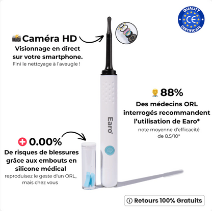 EARO VISION 2.0 - La solution recommandée par les ORL pour remplacer les cotons - tiges