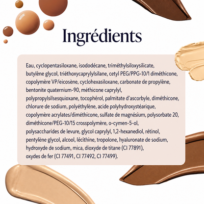 Correcteur de teint effet bronzant pour le corps + brosse OFFERTE