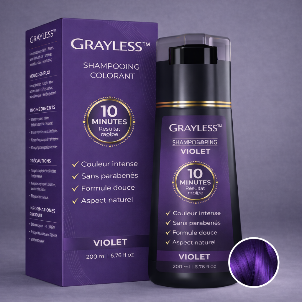 Grayless™- Shampooing Colorant Instantané