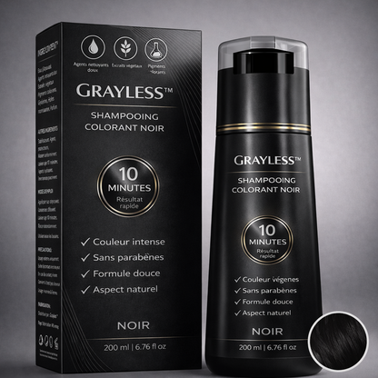 Grayless™- Shampooing Colorant Instantané