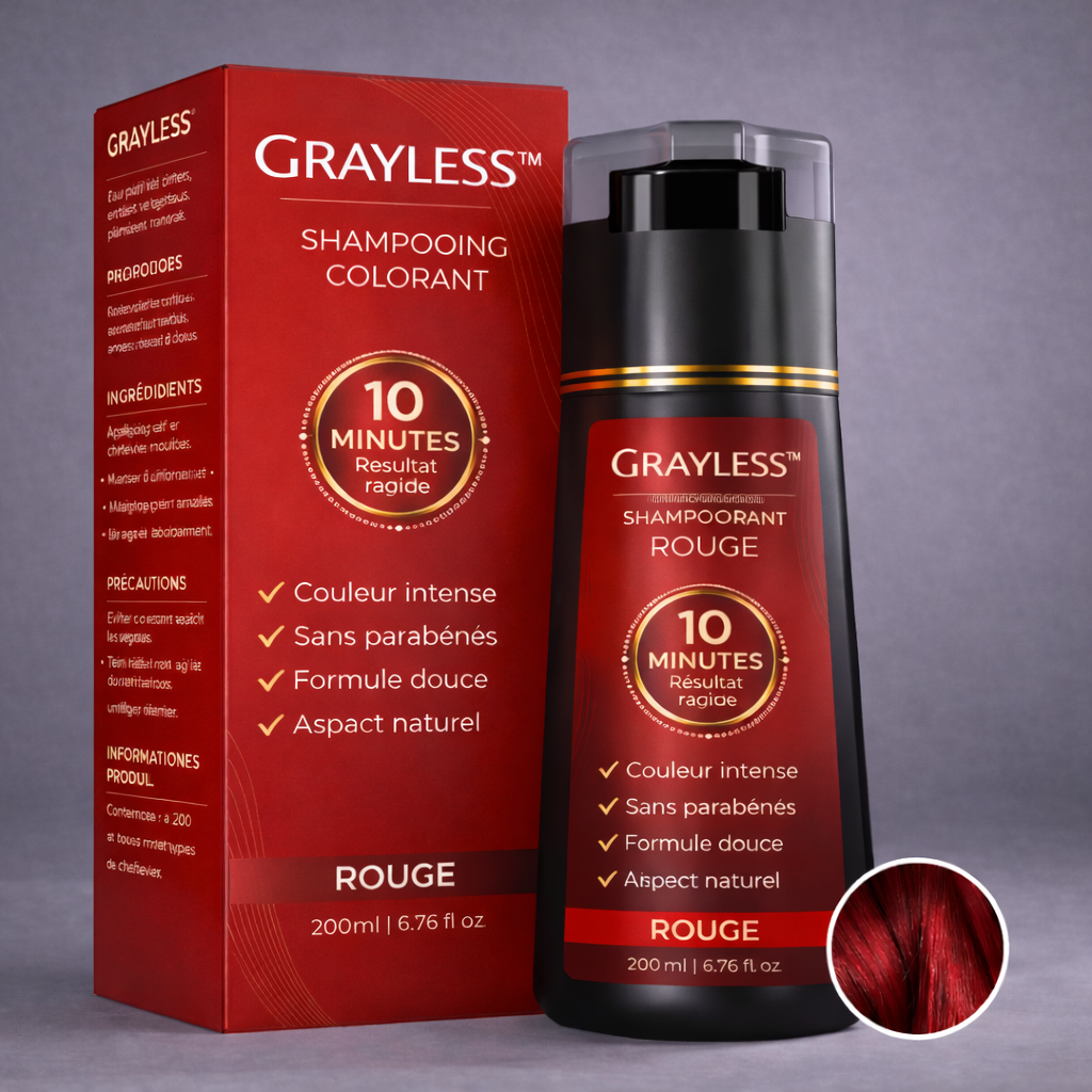 Grayless™- Shampooing Colorant Instantané