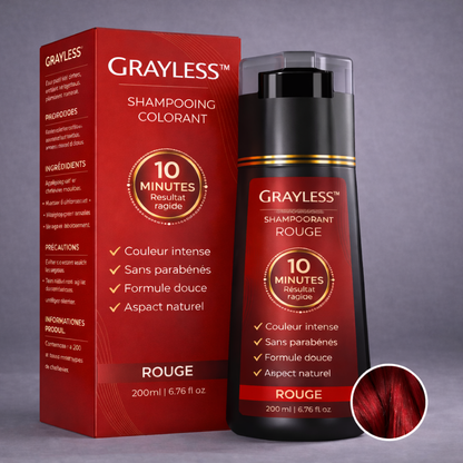 Grayless™- Shampooing Colorant Instantané