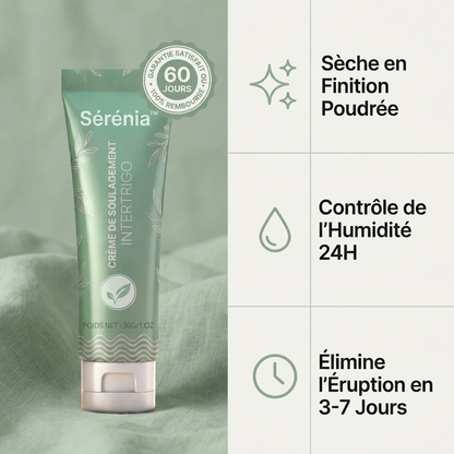 Sérénia™ — Stoppe les brûlures des plis cutanés en 24h