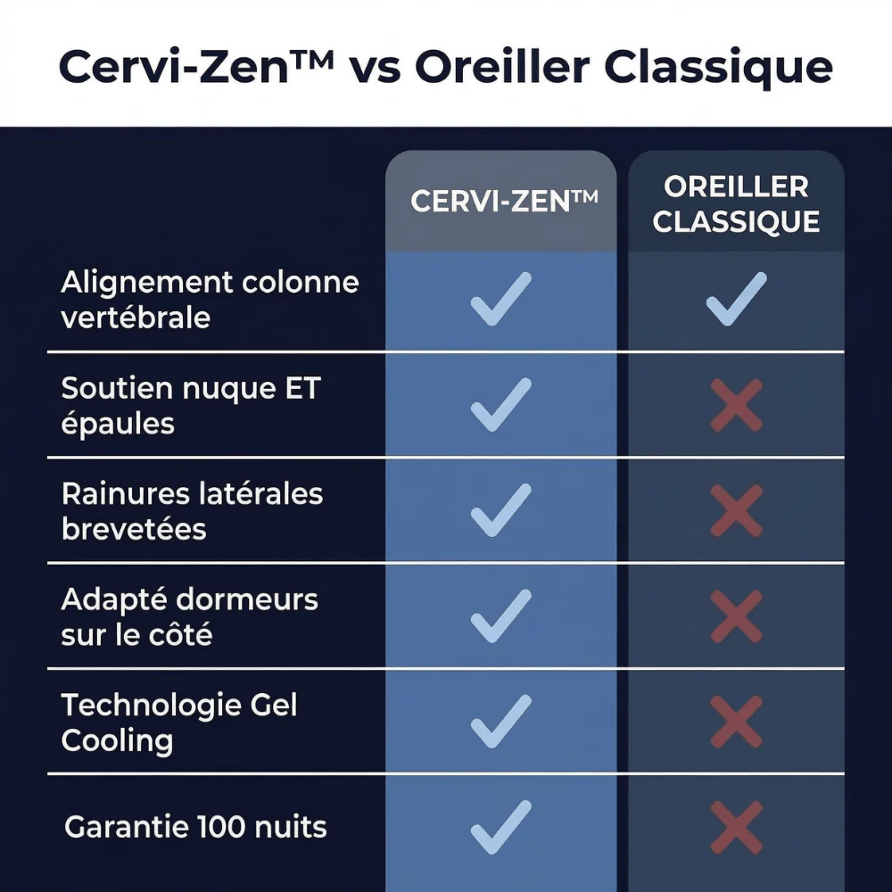 La dernière nuit où vous aurez mal aux cervicales.