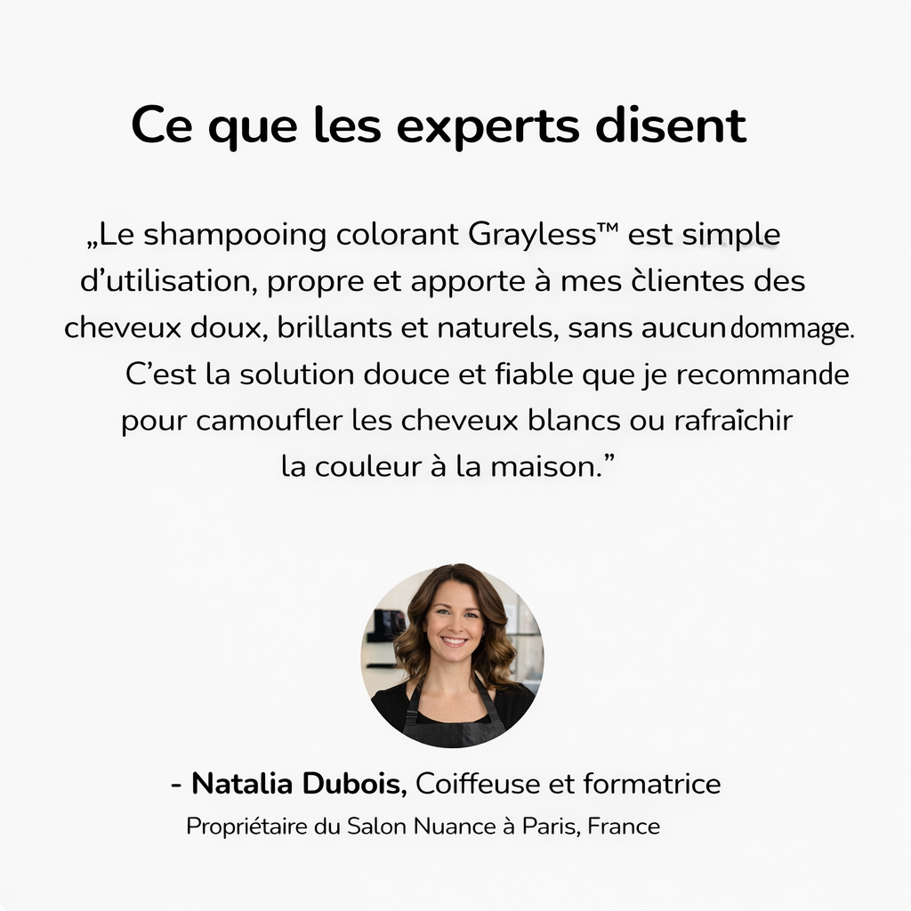 Grayless™- Shampooing Colorant Instantané