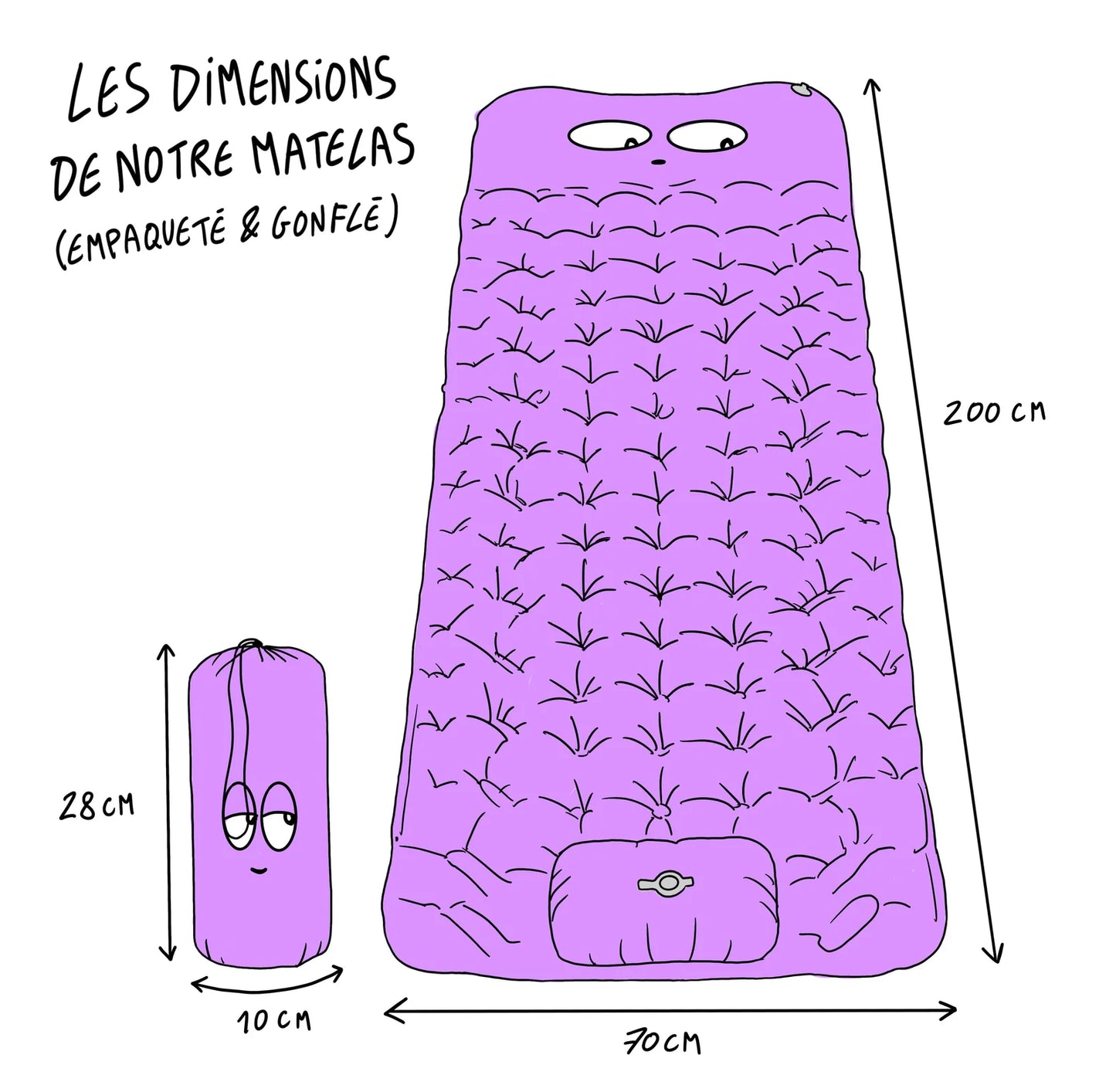 Matelas gonflable Coziya